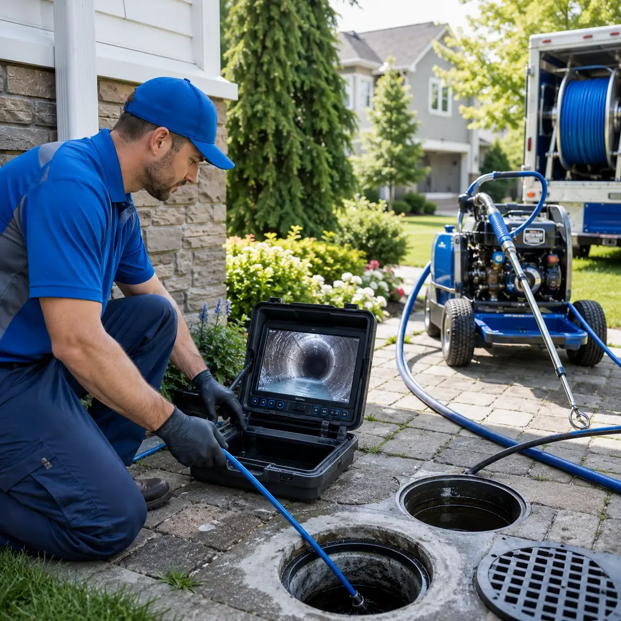 Outdoor drain cleaning professionals serving Berwick, IL