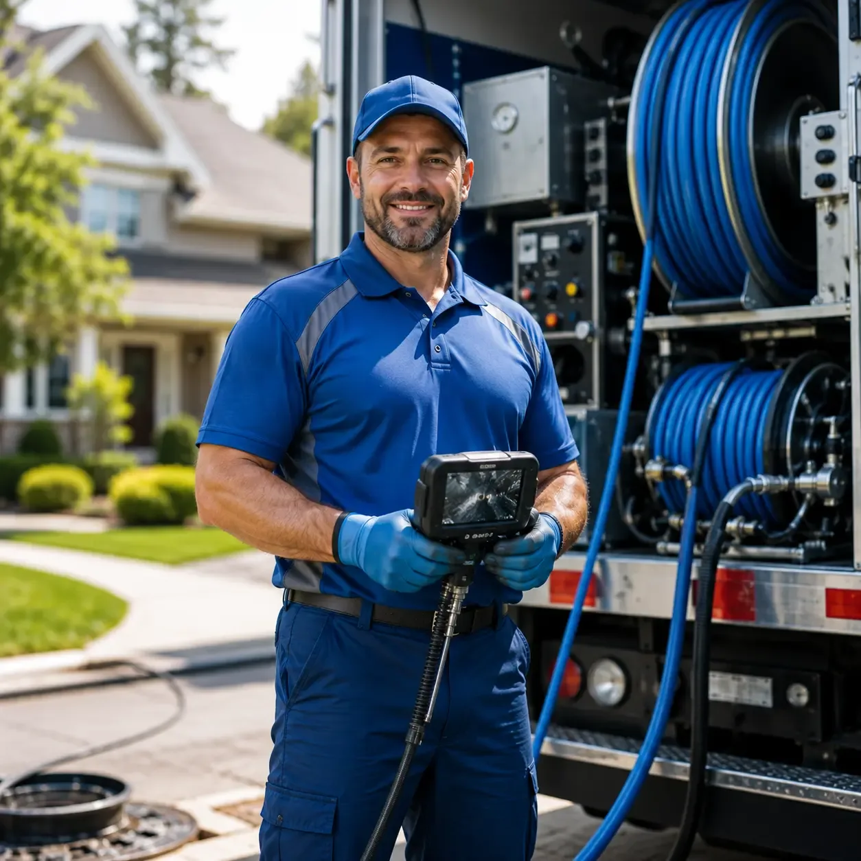 Local outdoor drain cleaning specialists in Berwick, IL